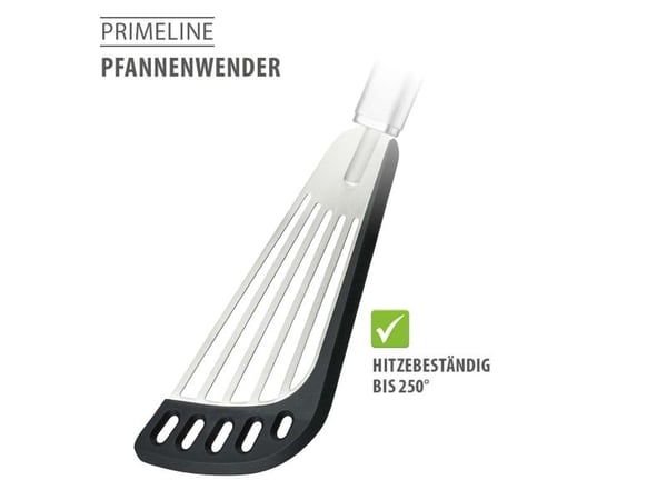 GEFU PRIMELINE, Stekespade, Sort, Rustfritt stål, Plast, Silikon, Rustfritt stål, Plast, Rustfritt stål, Sort, Rustfritt stål, 250 °C