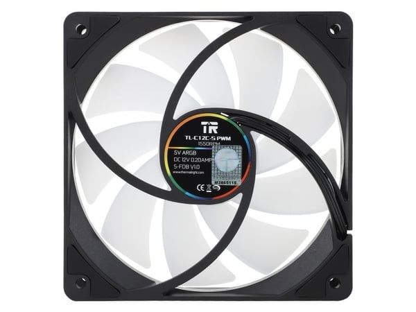 Thermalright TL-C12C-S X3 PWM ARGB 3stk. (Sort) Fans