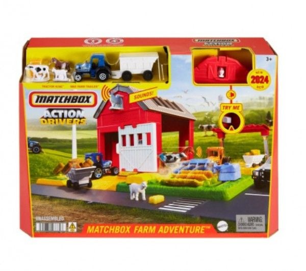 Mattel MB FARMA DZW TRAKTORFIGUR HRY42 PUD3