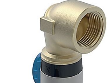 Geberit FlowFit 90° böj med invändig gänga CuSn4Zn2PS d=25mm Rp=3/4"