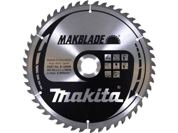 Makita MakBlade, 25,5 cm, 3 cm, 1,6 mm, 2,1 mm, Makita, 1 stykker