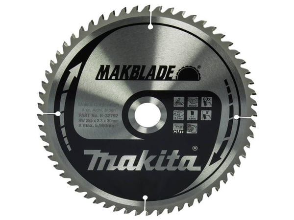 Makita MakBlade, 25,5 cm, 3 cm, 1,8 mm, 2,3 mm, Makita, 1 stykker