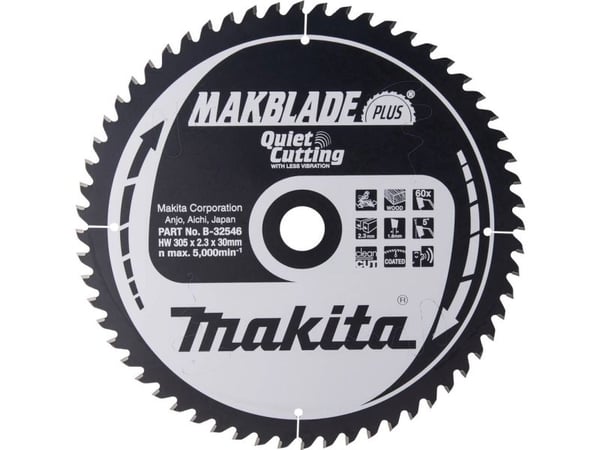Makita B-32546, 30,5 cm, 3 cm, 5000 RPM, 2,3 mm, Makita