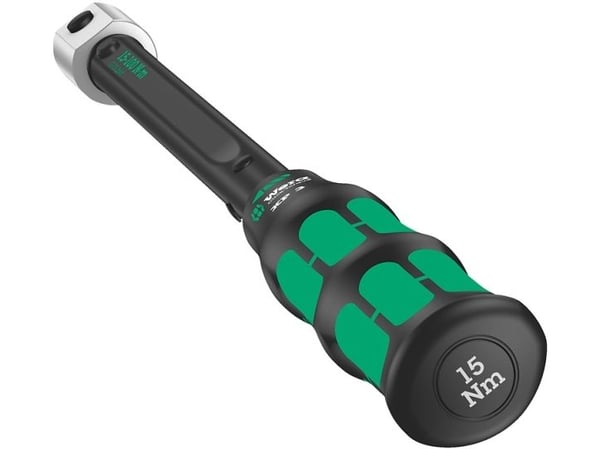 Wera Click-Torque XP 3, Skrallenøkkel, Ft-lb, Nm, Mekanisk, 15 - 100 Nm, 2%, Svart, Grønn