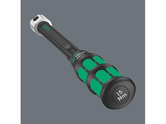 Wera Click-Torque XP 3, Skrallenøkkel, Ft-lb, Nm, Mekanisk, 15 - 100 Nm, 2%, Svart, Grønn