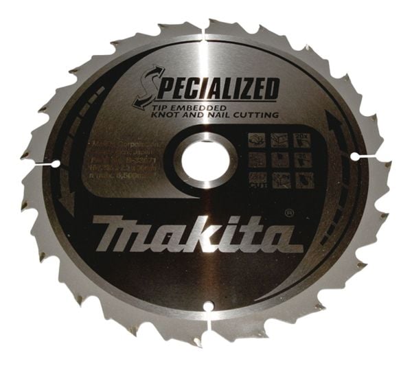 Makita Specialized, Puu, 23,5 cm, 3 cm, 6500 RPM, 2,3 mm, Makita