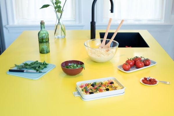 Brabantia Make & Take, Lunsjbeholder, Voksen, Lysegrå, Plast, Monokromatisk, Rektangulær