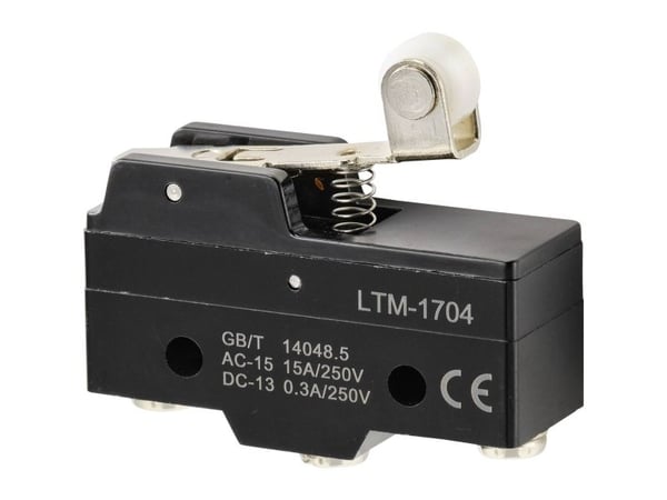 TRU COMPONENTS TC-9201368 Mikrokontakt 250 V/AC 15 A 1 x On/(On) Tastende 1 stk