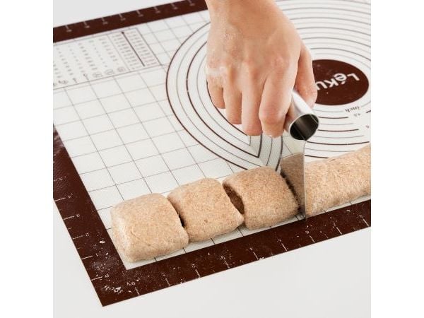 Lékué 881343, Bakeunderlag, Rektangulær, Silikon, Hvit, Brun, 220 °C, 1 stykker
