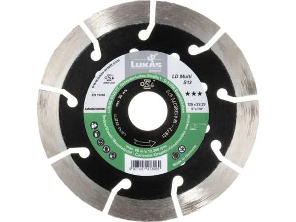 LUKAS-ERZETT A344031251213093 DiamantLD Multi S13 125 diamant kappskive 1 stk