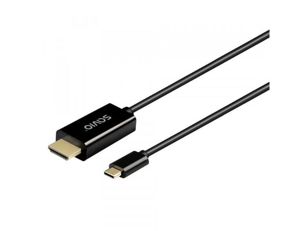 Savio kaapelit usb-c do hdmi cl-191 30hz, 2m muovi