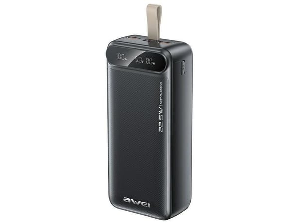 Awei PowerBank PA-12 30000 mAh 22,5 W svart