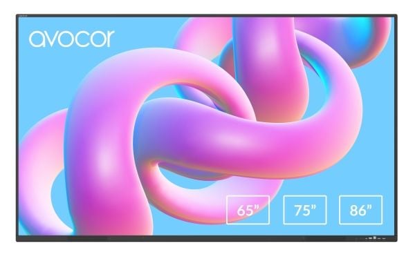 Avocor AVS-7510E - 75" Diagonalklasse S Series LED-bakgrunnsbelyst LCD-skjerm - interaktiv - med pekeskjerm (multiberørings) - Android - 4K UHD (21...