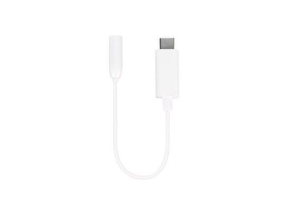 Vivanco AAVVUSBC10W, Valkoinen, USB C, 3.5mm, 0,1 m, Uros, Naaras