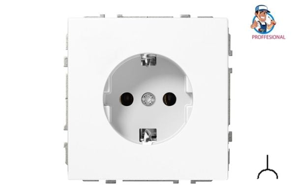 Leregus uttag Ikl16-204-01.M/Wm Plug In Modernw