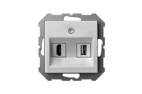 Liregus infälld infattning för HDMI+USB