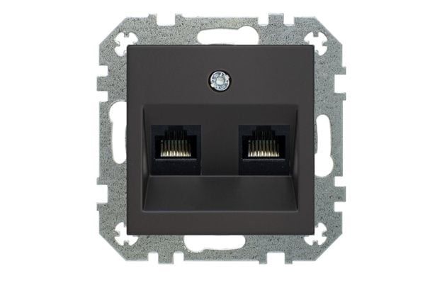 Liregus Ikl-002-01.R/On59 Tietokonepistorasia 2Xrj45