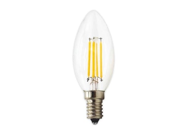 Okko LED-pære B35 2W E14 830 FL 250 lm 15K