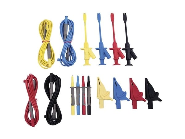 Extech PQ1000 säkerhetsprovsledningssats lamellkontakt 4 mm, 3 m