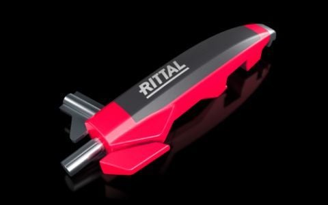 Rittal 4052.000, Monteringsverktøy, Plast, Rustfritt stål, Zink, Svart, Rød, 1 stykker, 300 g