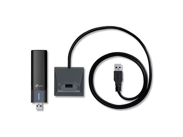 TP-Link Archer TXE50UH, Trådløs, USB, WLAN, Wi-Fi 6 (802.11ax), 3000 Mbit/s, Sort