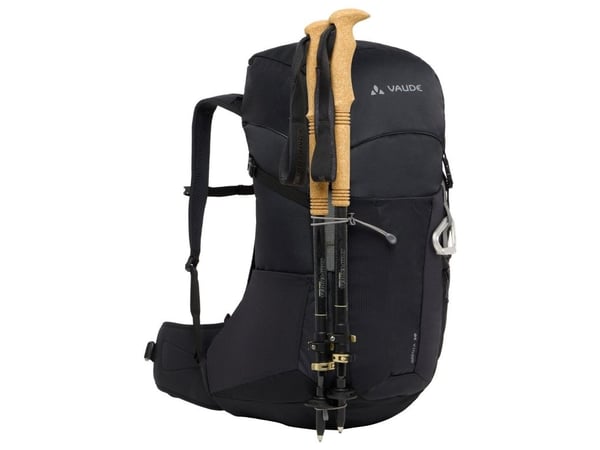 VAUDE Brenta 30, Innvendig ramme, Topp, Bakre polstring, Turgåing, Sort, Voksen