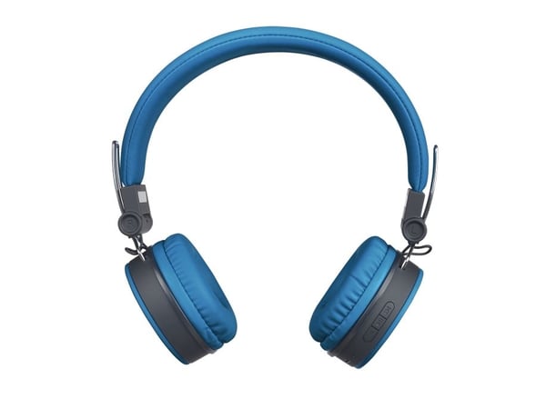 Streetz BT-kuulokemikrofoni, kokoon taittuva, on-ear, 3,5mm, sininen, Langallinen & langaton, Puhelut/Musiikki, 20 - 20000 Hz, 184 g, Kuulokkeet, V...
