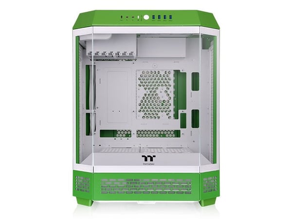 Thermaltake The Tower 600, Midi Tower, PC, Grønn, ATX, Micro ATX, Mini-ITX, SPCC, Herdet glass, Spilling