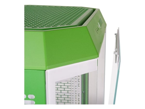 Thermaltake The Tower 600, Midi Tower, PC, Grønn, ATX, Micro ATX, Mini-ITX, SPCC, Herdet glass, Spilling
