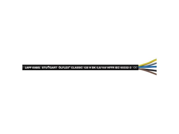 Lapp 1123529, 100 m, 43,2 kg/km, 135 kg/km, 0,729 mH/km, 65 nF/km, 1,5 mm²