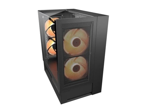 COUGAR Gaming OmnyX, Midi Tower, PC, Sort, ATX, micro ATX, Mini-ITX, 17 cm, 38 cm
