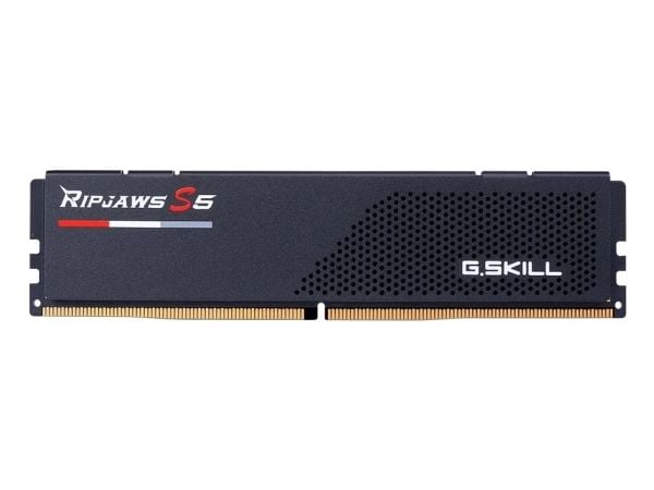 G.Skill Ripjaws S5 - DDR5 - sett - 128 GB: 2 x 64 GB - DIMM 288-pin lav profil - 6000 MT/s / PC5-48000 - CL34 - 1.35 V - ikke-bufret - ikke-ECC - m...