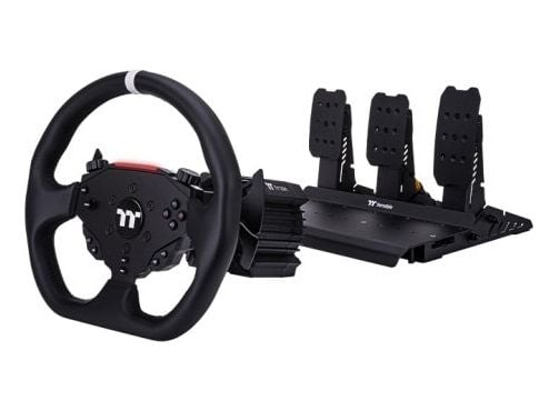 Thermaltake G6 Direct Drive Racing, Ratt + pedaler, PC, Rød/grønn/blå, Direkte kjøring, Fiksert, Fiksert
