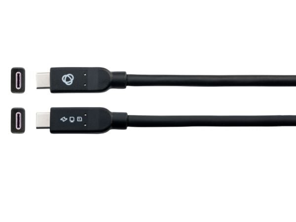 Kramer Electronics C-U32/MFF-6, 1,8 m, USB C, USB C, USB 3.2 Gen 2 (3.1 Gen 2), 10 Gbit/sek, Sort
