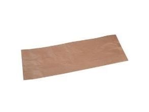Grovt bröd-säckar ribbade stor 160/(2x40)x450+20mm 50 g - Brun (1000 st.)