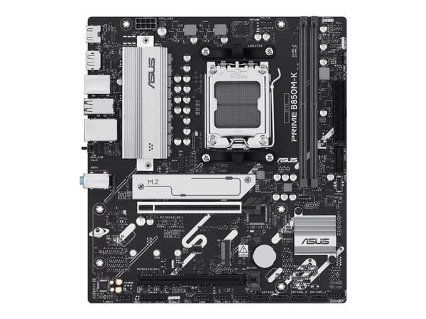 ASUS PRIME B850M-K - Hovedkort - micro ATX - Socket AM5 - AMD B850 Chipset - USB-C 3.2 Gen 1, USB 3.2 Gen 2, USB 3.2 Gen 1 - 2.5 Gigabit LAN - innb...
