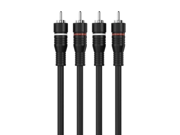 Sinox phono-kabel 1,2 m svart
