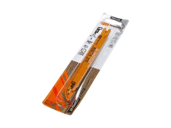 MANDREX bajonetsavklinge 3X - 2 stk. 200/180x19 mm - træ/MDF/plast mm.