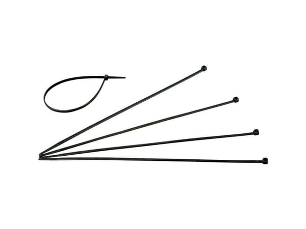 Kopp 328404090, Tikkaiden kaapelinside, polyamidi, musta, 8 cm, -40 - 85 °C, 300 mm