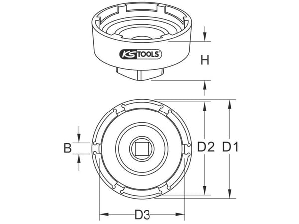 KS Tools 460.3740 motorinnstillingsverktøy