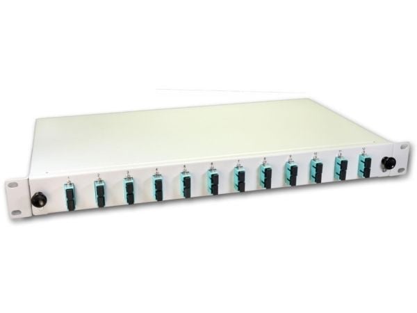 Lightwin SPBOX 24G50 OM3 SC, Grå, Metall, 480 mm, 257 mm, 43,2 mm
