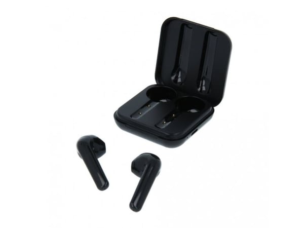 Swissten SV0154111010, True Wireless Stereo (TWS), Samtaler/musikk, Hodesett, Sort