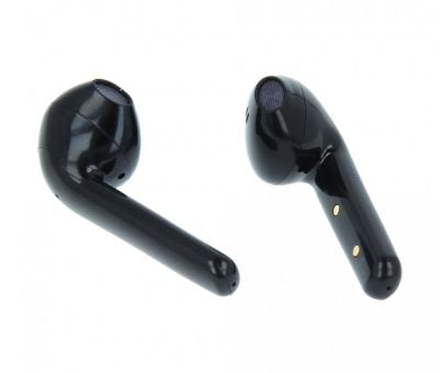 Swissten SV0154111010, True Wireless Stereo (TWS), Samtaler/musikk, Hodesett, Sort