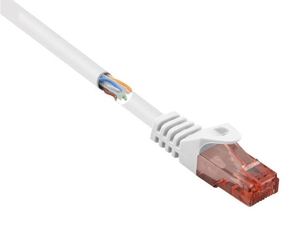 Renkforce RF-5043882, 3 m, Cat6, U/UTP (UTP), RJ-45, RJ-45, Hvit