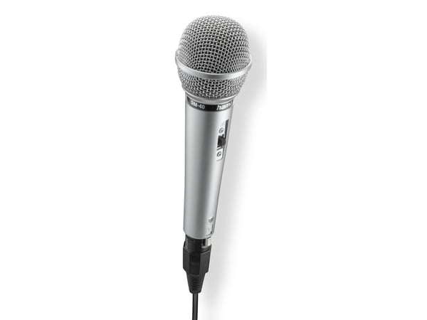 Hama Jam Star, Karaokemikrofon, -75 dB, 100 - 10000 Hz, 600 O, Énveis, Koblet med ledninger (ikke trådløs)