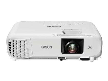 Epson EB-E24 - 3LCD-projektor - bærbar - 3600 lumen - XGA (1024 x 768) - 4:3 - hvid