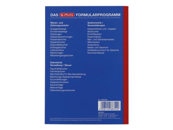 Herlitz 883546, Flerfarget, A5, 120 sider, Tyskland, Forest Stewardship Council (FSC) Mix