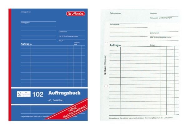 Herlitz 880526, Flerfarvet, A5, 80 Sider, Tyskland, Forest Stewardship Council (FSC) Mix, 1 stk