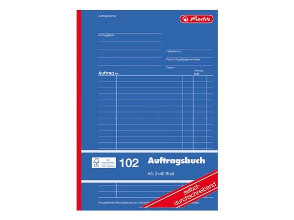 Herlitz 880526, Flerfarvet, A5, 80 Sider, Tyskland, Forest Stewardship Council (FSC) Mix, 1 stk