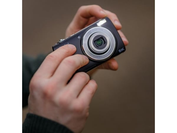 Rollei Powerflex Compact, 64 MP, 9248 x 6936 piksler, 5x, 5K Ultra HD, berøringsskjerm, svart